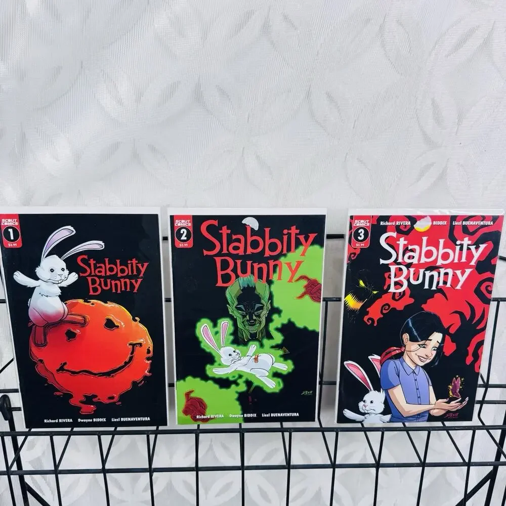 Stabbity Bunny #1-3‎ Lot SCOUT Comics 2018